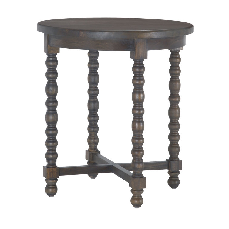Astoria Grand Hampson Solid Wood Cross Legs End Table & Reviews Wayfair